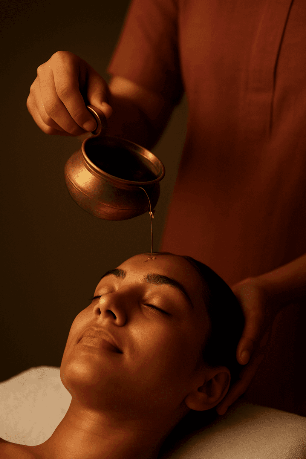 Shirodhara treatment